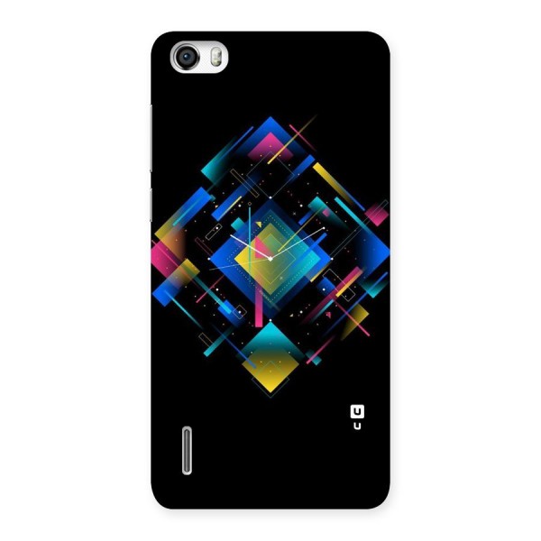 Abstract Clock Back Case for Honor 6