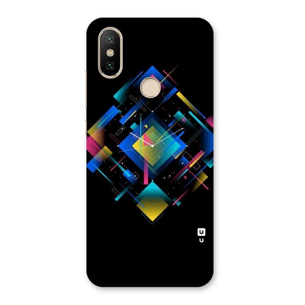 Abstract Clock Back Case for Mi A2