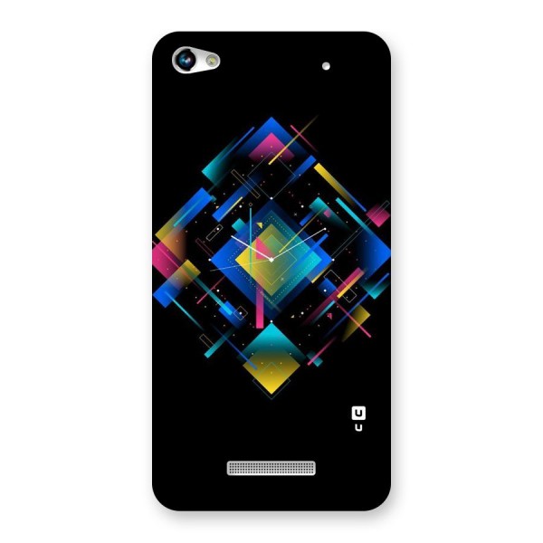 Abstract Clock Back Case for Micromax Hue 2