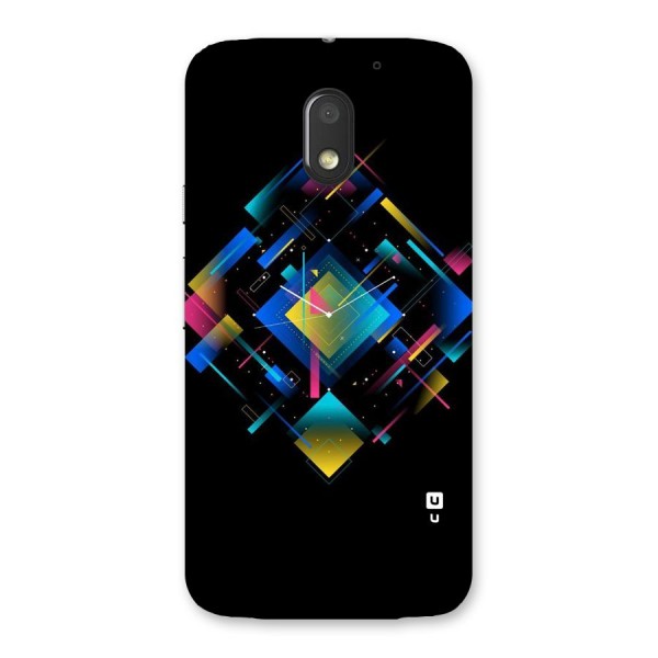 Abstract Clock Back Case for Moto E3 Power