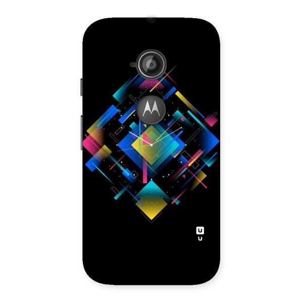 Abstract Clock Back Case for Moto E 2nd Gen