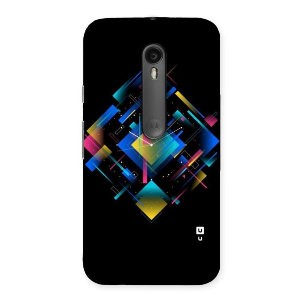 Abstract Clock Back Case for Moto G3