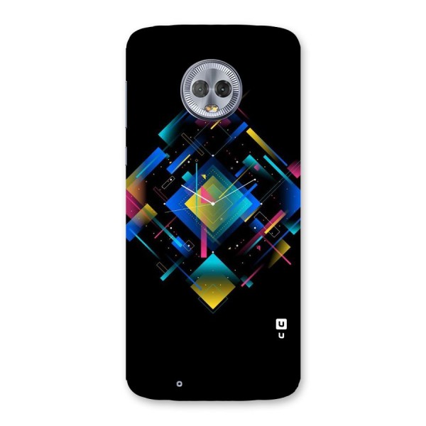 Abstract Clock Back Case for Moto G6