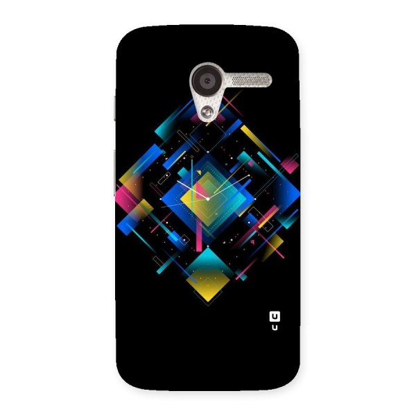 Abstract Clock Back Case for Moto X