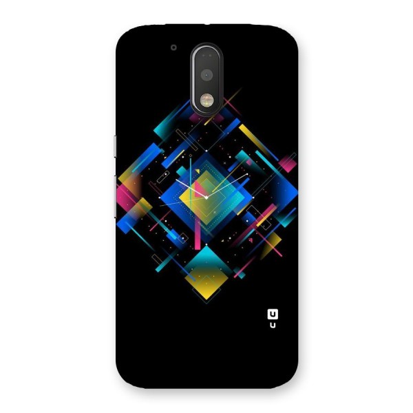 Abstract Clock Back Case for Motorola Moto G4