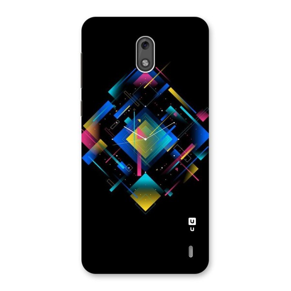 Abstract Clock Back Case for Nokia 2