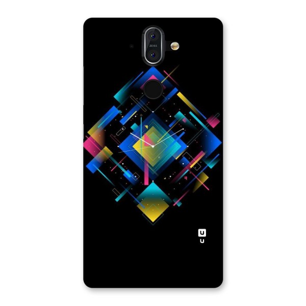 Abstract Clock Back Case for Nokia 8 Sirocco