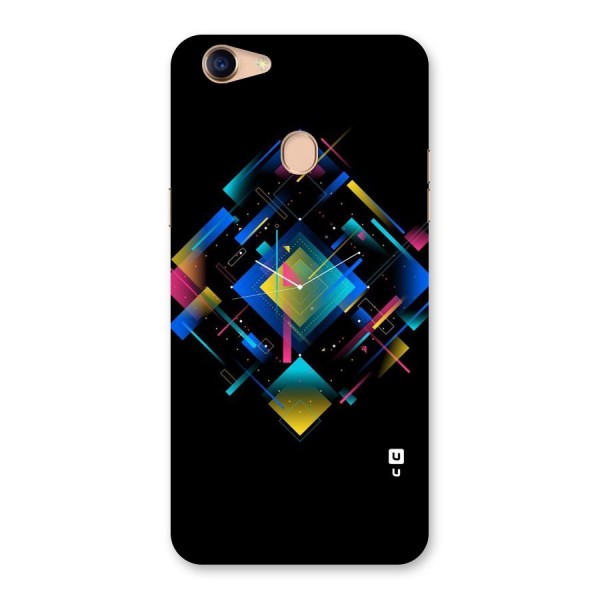 Abstract Clock Back Case for Oppo F5