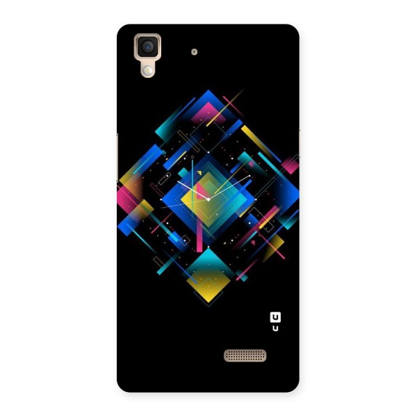 Abstract Clock Back Case for Oppo R7