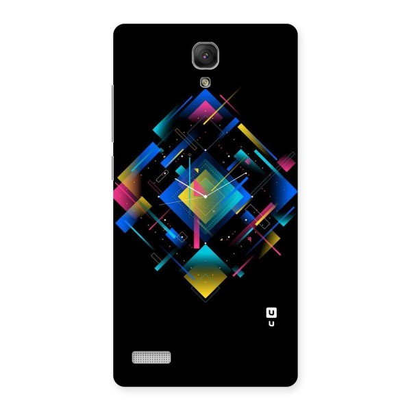 Abstract Clock Back Case for Redmi Note