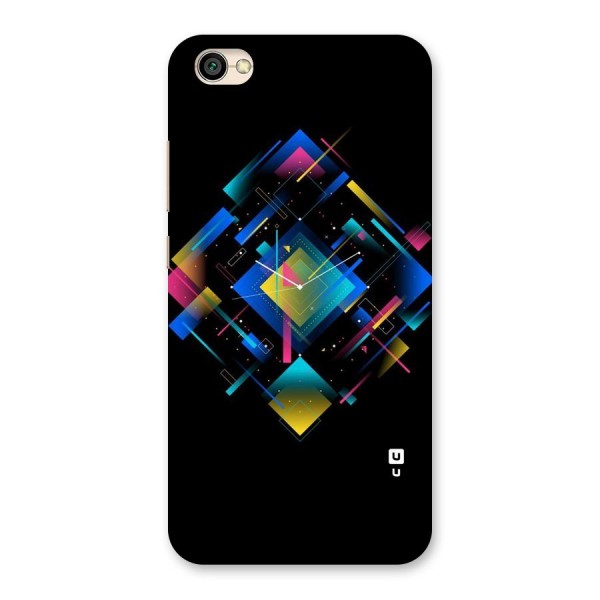 Abstract Clock Back Case for Redmi Y1 Lite