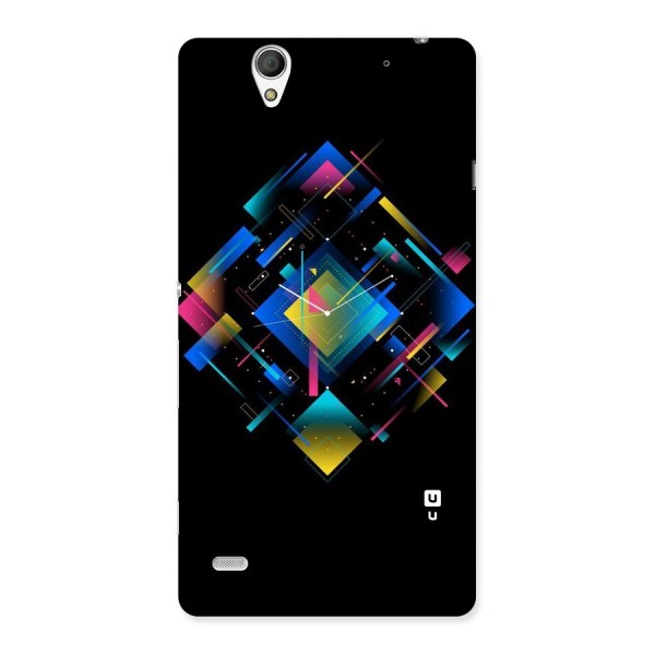 Abstract Clock Back Case for Sony Xperia C4