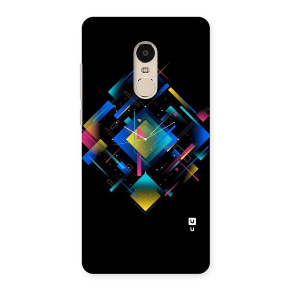 Abstract Clock Back Case for Xiaomi Redmi Note 4