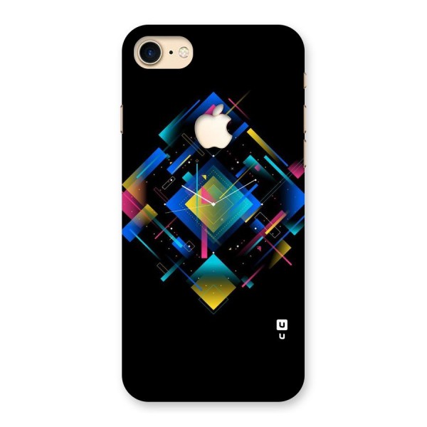 Abstract Clock Back Case for iPhone 7 Apple Cut