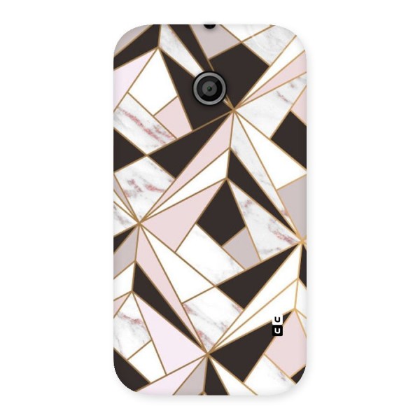 Abstract Corners Back Case for Moto E