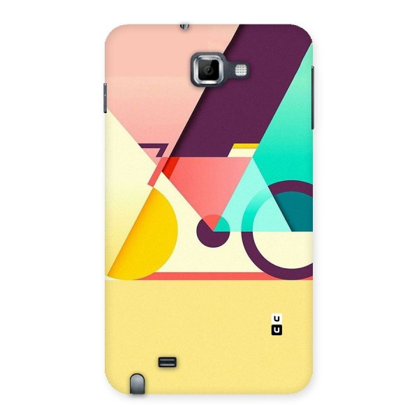 Abstract Cycle Back Case for Galaxy Note