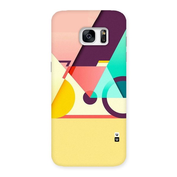 Abstract Cycle Back Case for Galaxy S7 Edge