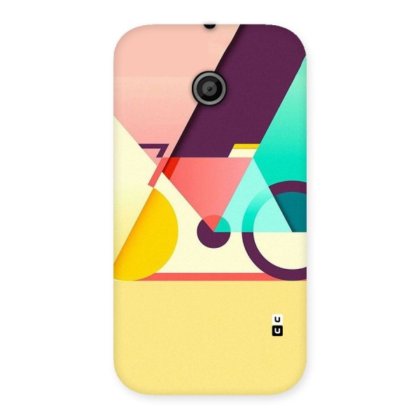 Abstract Cycle Back Case for Moto E