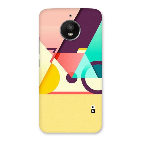 Abstract Cycle Back Case for Moto E4 Plus