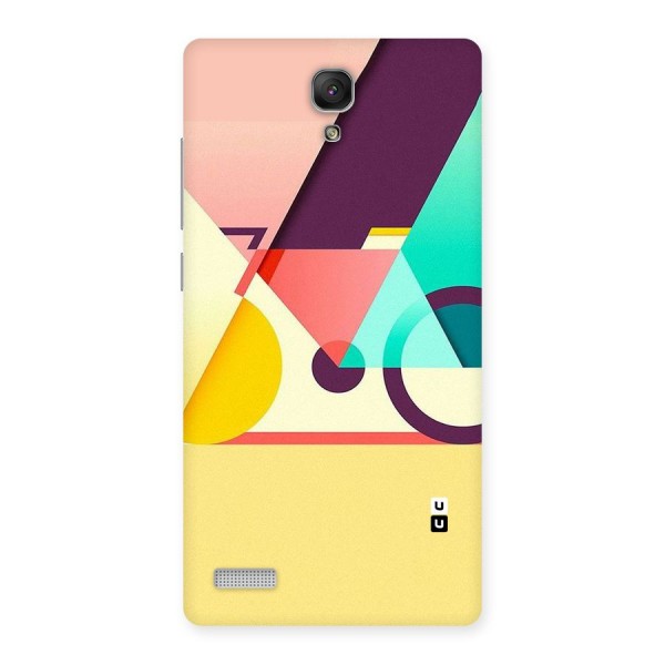 Abstract Cycle Back Case for Redmi Note