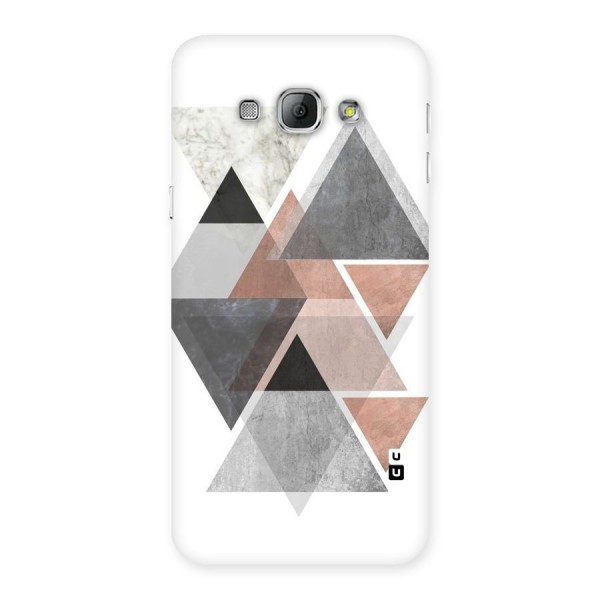 Abstract Diamond Pink Design Back Case for Galaxy A8