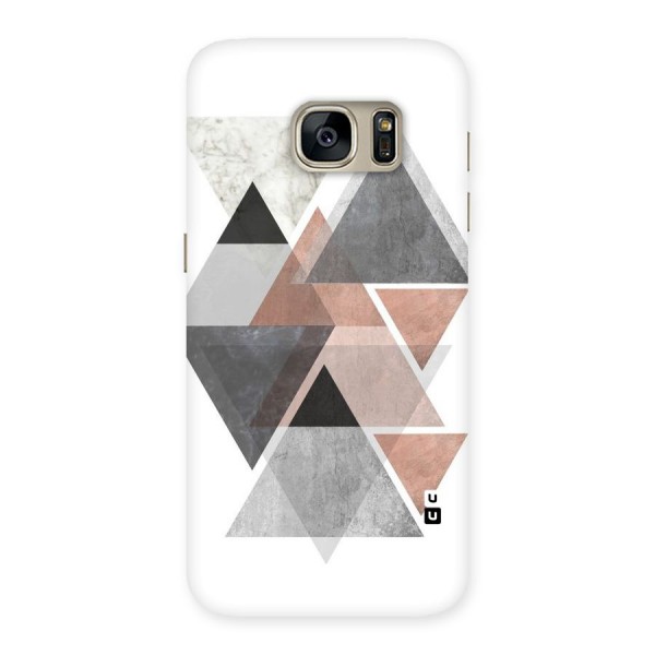 Abstract Diamond Pink Design Back Case for Galaxy S7