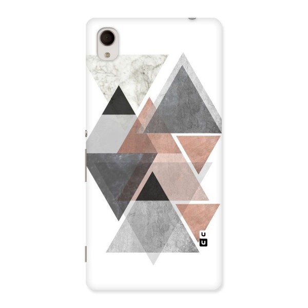 Abstract Diamond Pink Design Back Case for Xperia M4 Aqua