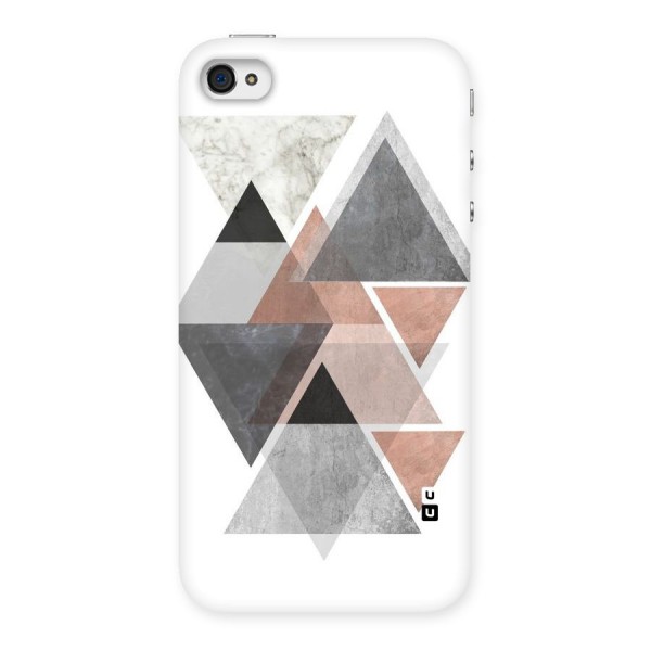 Abstract Diamond Pink Design Back Case for iPhone 4 4s