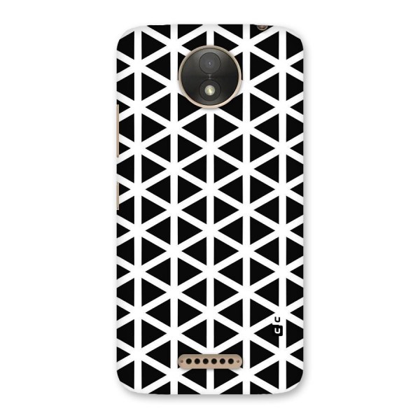 Abstract Geometry Maze Back Case for Moto C Plus