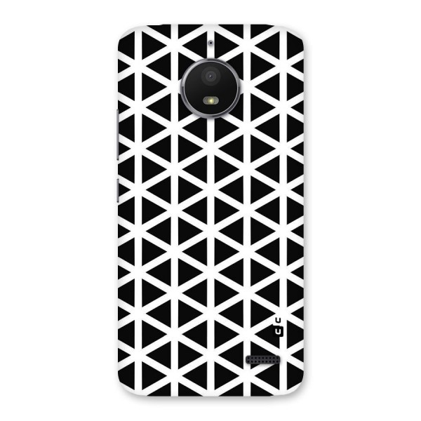 Abstract Geometry Maze Back Case for Moto E4