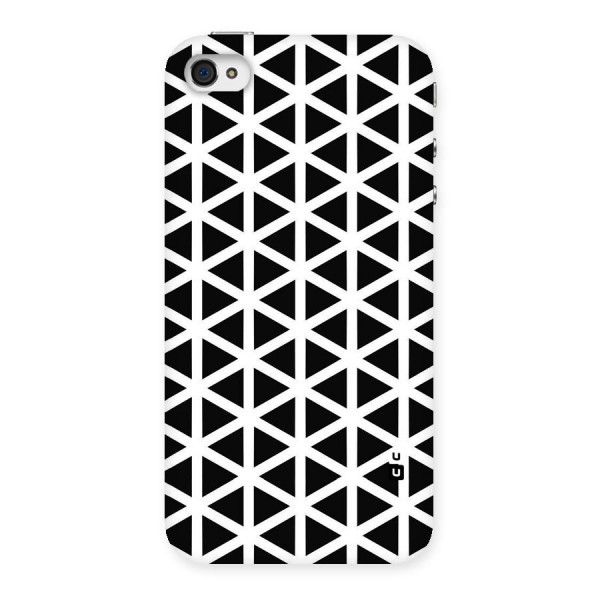 Abstract Geometry Maze Back Case for iPhone 4 4s