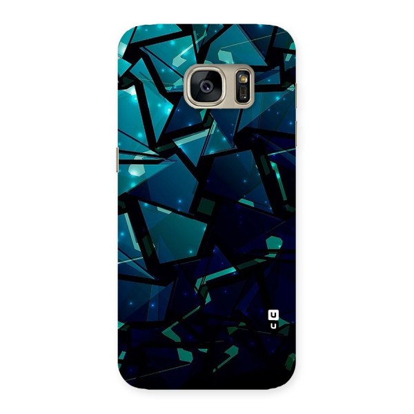 Abstract Glass Design Back Case for Galaxy S7