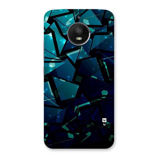 Abstract Glass Design Back Case for Moto E4 Plus