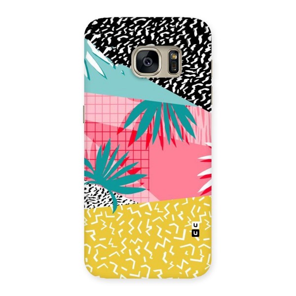 Abstract Grass Hues Back Case for Galaxy S7