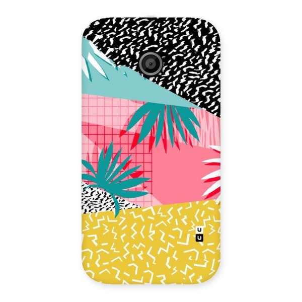 Abstract Grass Hues Back Case for Moto E