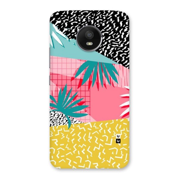 Abstract Grass Hues Back Case for Moto E4 Plus