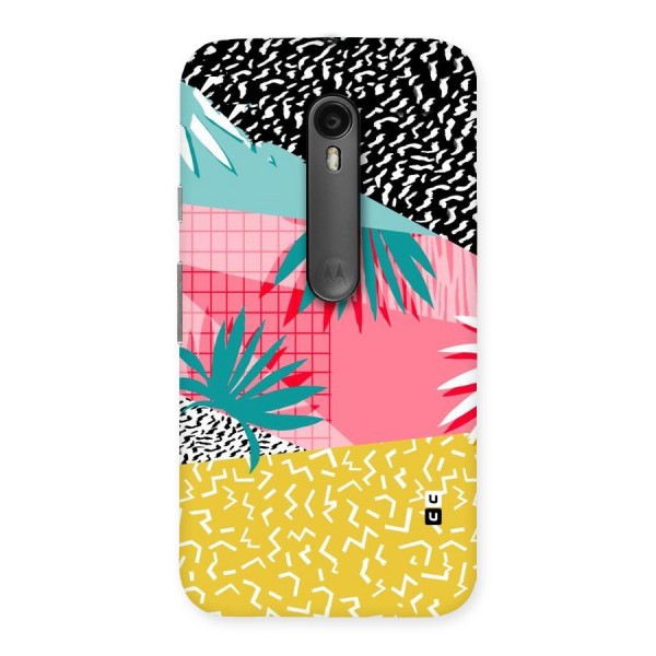 Abstract Grass Hues Back Case for Moto G3