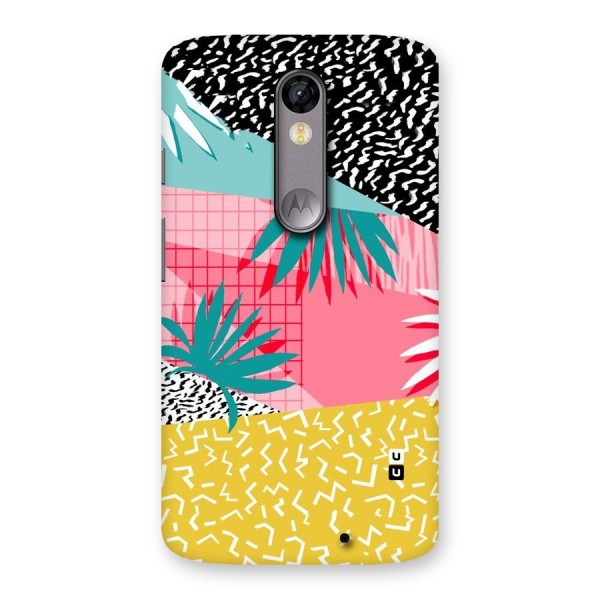 Abstract Grass Hues Back Case for Moto X Force