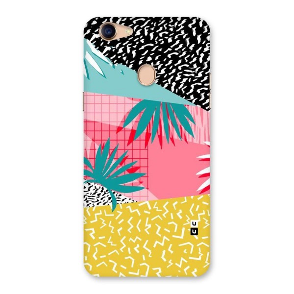 Abstract Grass Hues Back Case for Oppo F5