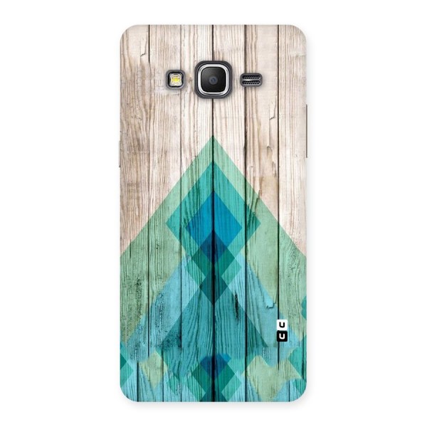 Abstract Green And Wood Back Case for Galaxy Grand Prime