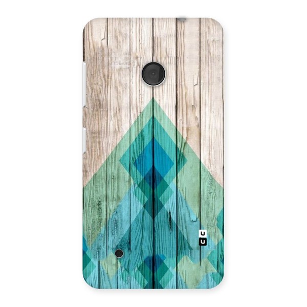 Abstract Green And Wood Back Case for Lumia 530