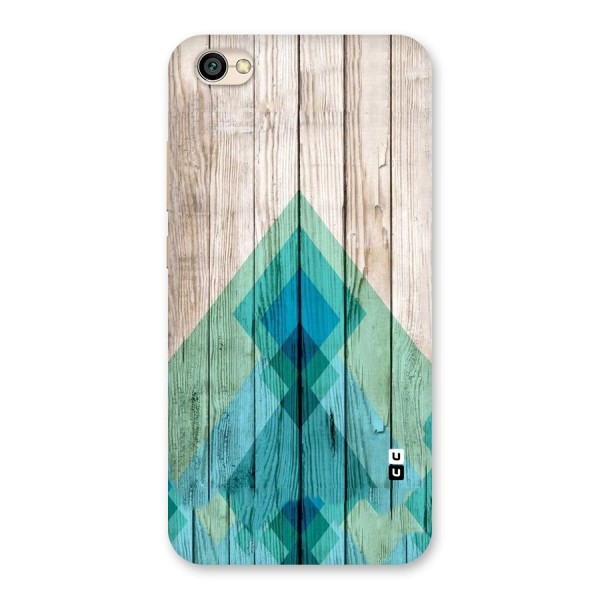 Abstract Green And Wood Back Case for Redmi Y1 Lite