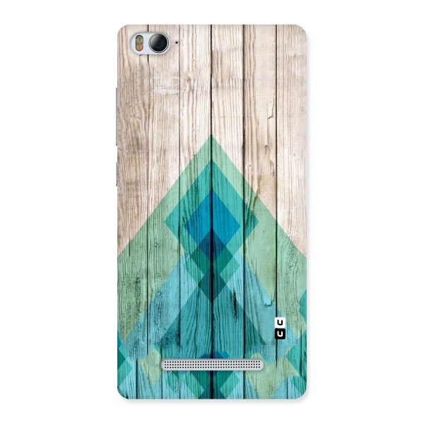 Abstract Green And Wood Back Case for Xiaomi Mi4i