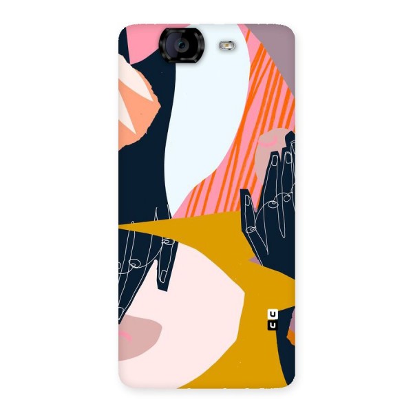 Abstract Hands Back Case for Canvas Knight A350