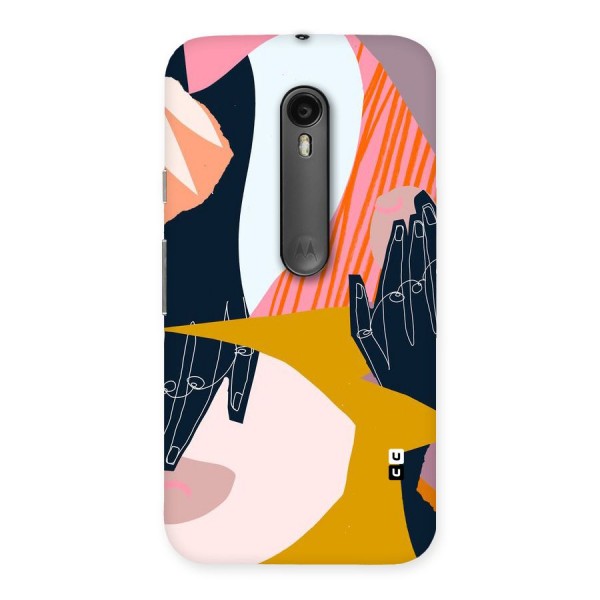 Abstract Hands Back Case for Moto G3