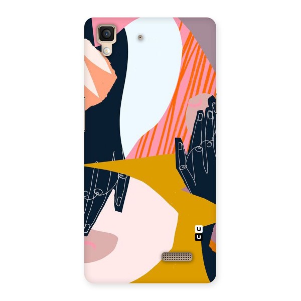 Abstract Hands Back Case for Oppo R7