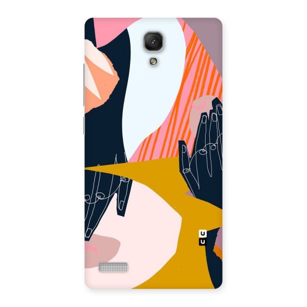 Abstract Hands Back Case for Redmi Note