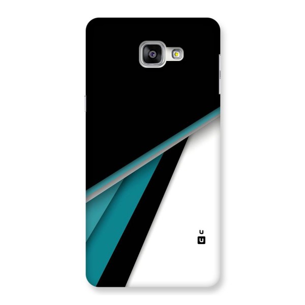 Abstract Lines Of Blue Back Case for Galaxy A9