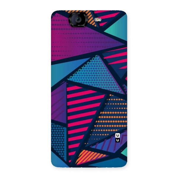 Abstract Lines Polka Back Case for Canvas Knight A350