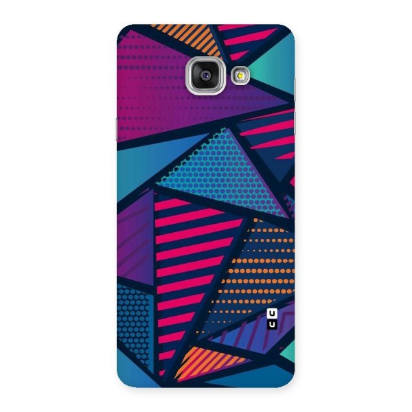 Abstract Lines Polka Back Case for Galaxy A7 2016